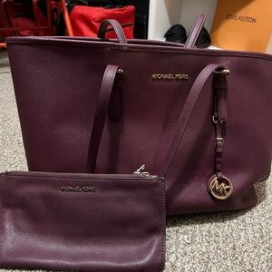 Micheal Kors Bag and Wristlet Set